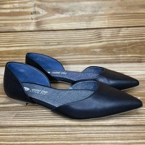 Dr Scholls Women’s Dorsal Pointed Toe Black Flats